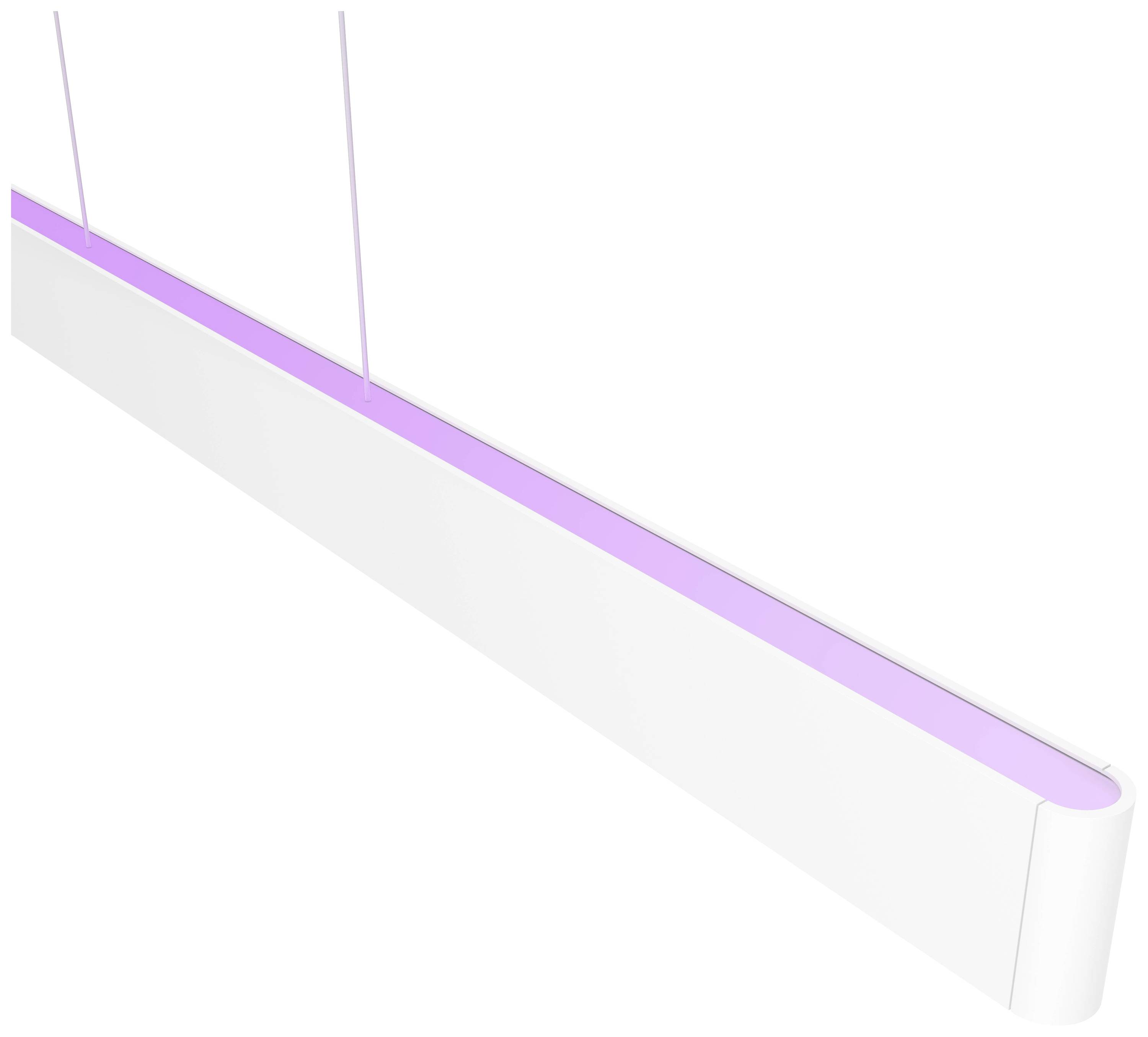 Philips LED LED-Pendelleuchte 871951434346700 Hue White & Col. Amb. Ensis Pendelleuchte weiß 6000lm LED fest eingebaut 79 W