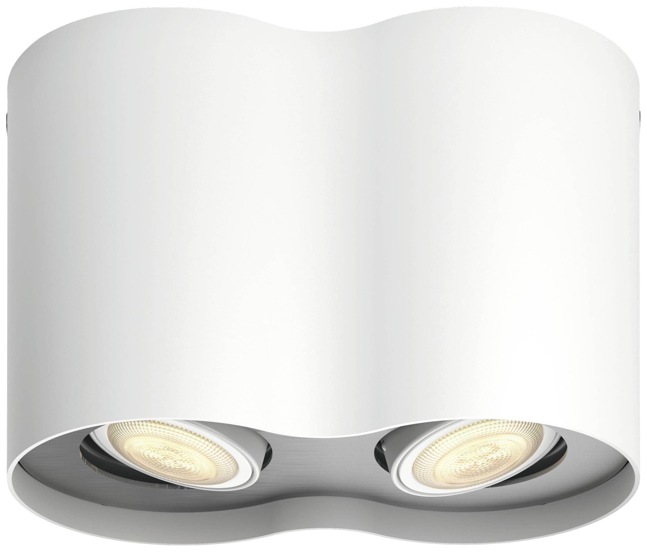 Philips Hue LED-Deckenstrahler 871951433846300 Hue White Amb. Pillar Spot 2 flg. weiß 2x350lm inkl. Dimmschalter GU10 10 W