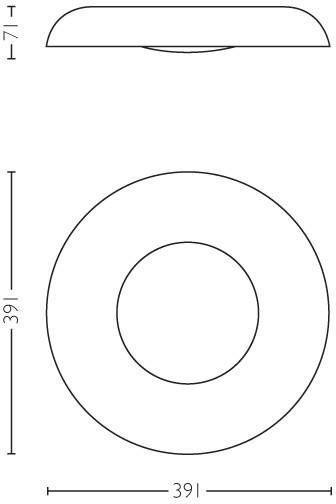 Philips LED LED-Deckenstrahler 871951434137100 Hue White Amb. Still Deckenleuchte weiß 2400lm inkl. Dimmschalter LED 22.5 W
