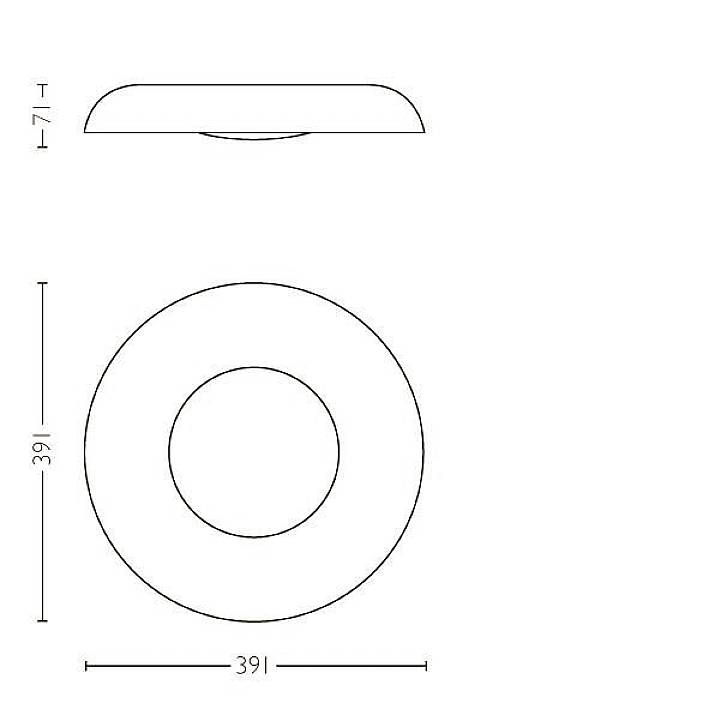 Philips LED LED-Deckenstrahler 871951434133300 Hue White Amb. Still Deckenleuchte silber 2400lm inkl. Dimmschalter LED 22.5 W