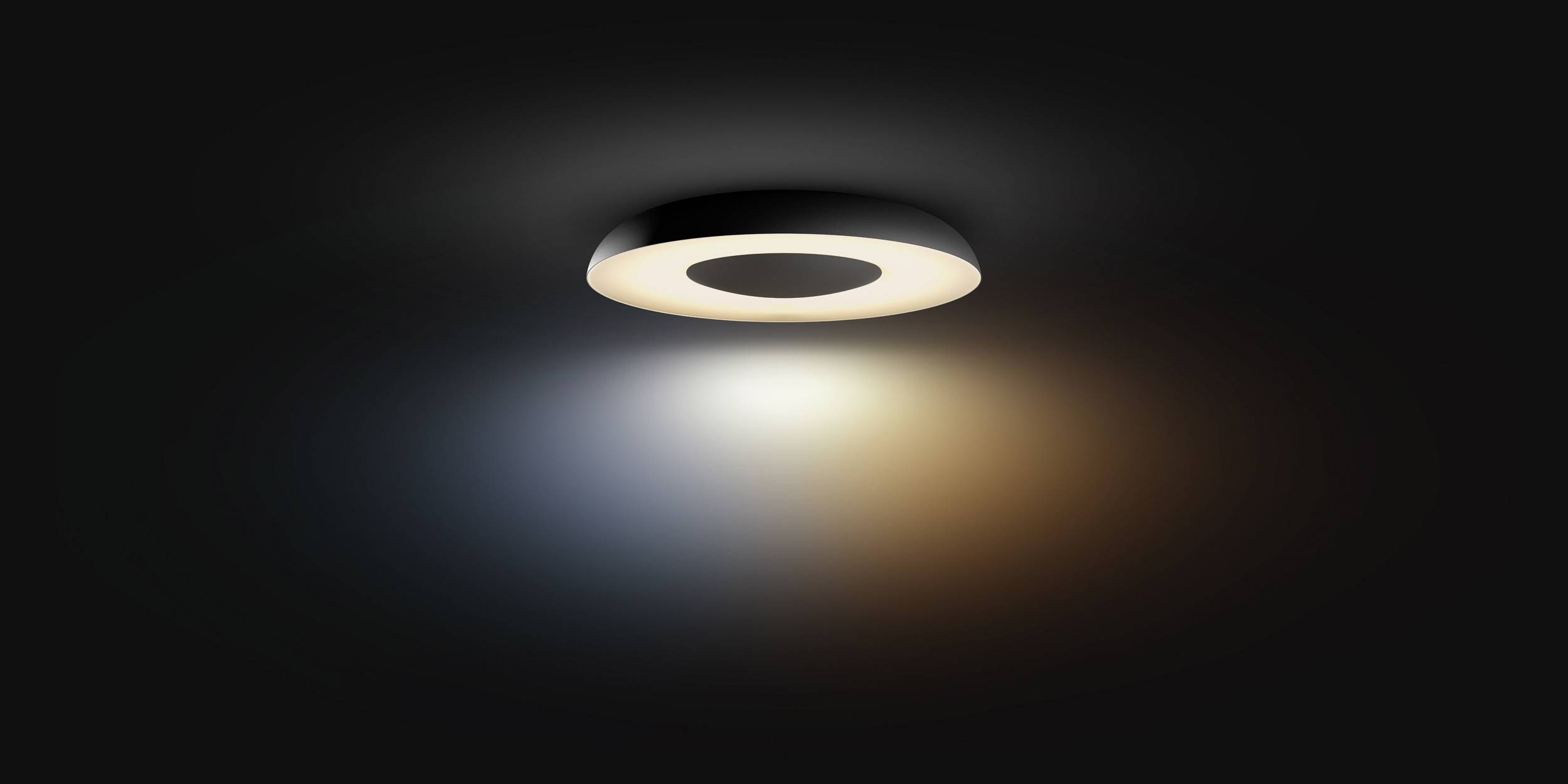 Philips LED LED-Deckenstrahler 871951434135700 Hue White Amb. Still Deckenleuchte schwarz 2400lm inkl. Dimmschalter LED 22.5 W