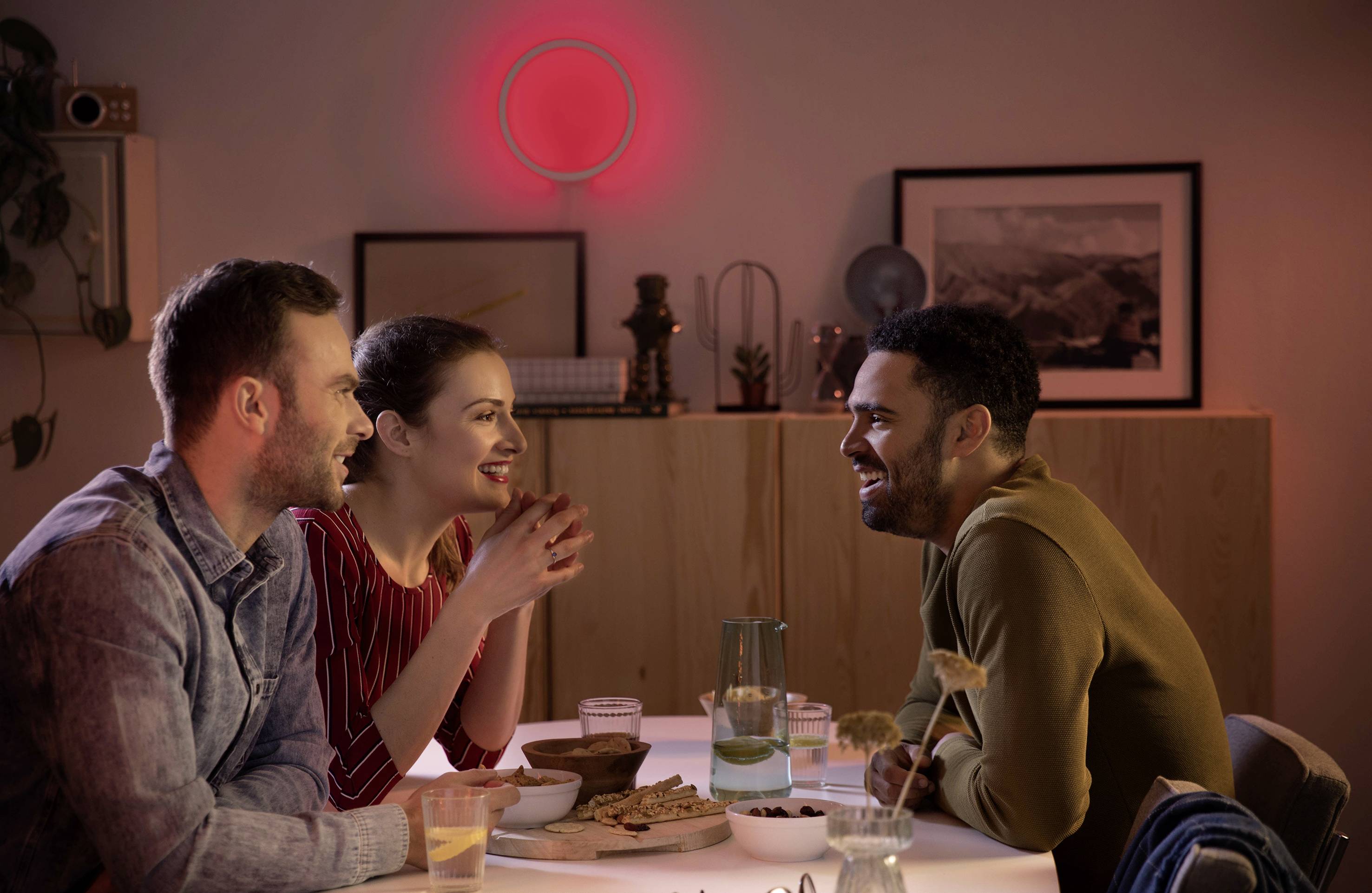 Philips Hue LED-Wandstrahler 871951434340500 Hue White & Col. Amb. Sana LED fest eingebaut 20 W