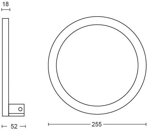 Philips Hue LED-Wandstrahler 871951434340500 Hue White & Col. Amb. Sana LED fest eingebaut 20 W