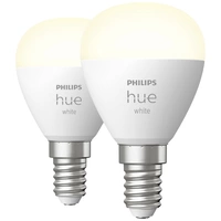 Philips Hue LED-Leuchtmittel (2er-Set) 871951435677100 EEK: G (A - G) Hue White E14 Luster Doppelpack 2x470lm E14 11.4 W Warmweiß EEK: G (A - G) Philips Hue LED-Leuchtmittel (2er-Set) 871951435677100 EEK: G (A - G) Hue White E14 Luster Doppelpack 2x470lm E14 11.4 W Warmweiß EEK: G (A - G)