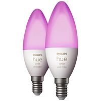 Philips Hue LED-Leuchtmittel (Erweiterung) 871951435671900 EEK: G (A - G) Hue White & Col. Amb. Doppelpack E14 2x470lm E14 5.3 W Warmweiß bis Kaltwe Philips Hue LED-Leuchtmittel (Erweiterung) 871951435671900 EEK: G (A - G) Hue White & Col. Amb. Doppelpack E14 2x470lm E14 5.3 W Warmweiß bis Kaltwe