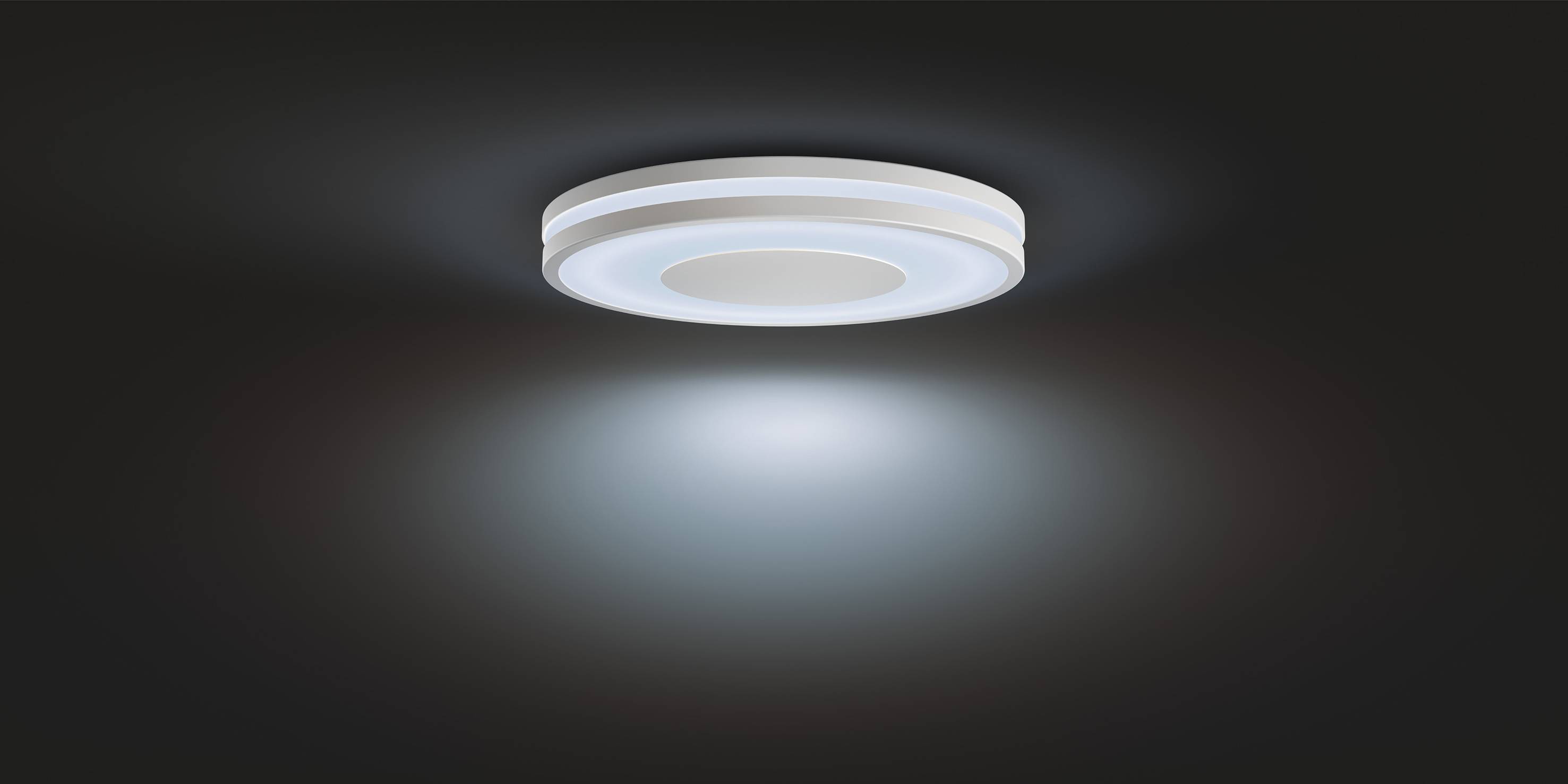 Philips LED LED-Deckenstrahler 871951434115900 Hue White Amb. Being Deckenleuchte weiß 2400lm inkl. Dimmschalter LED fest eingebaut 22.5 W