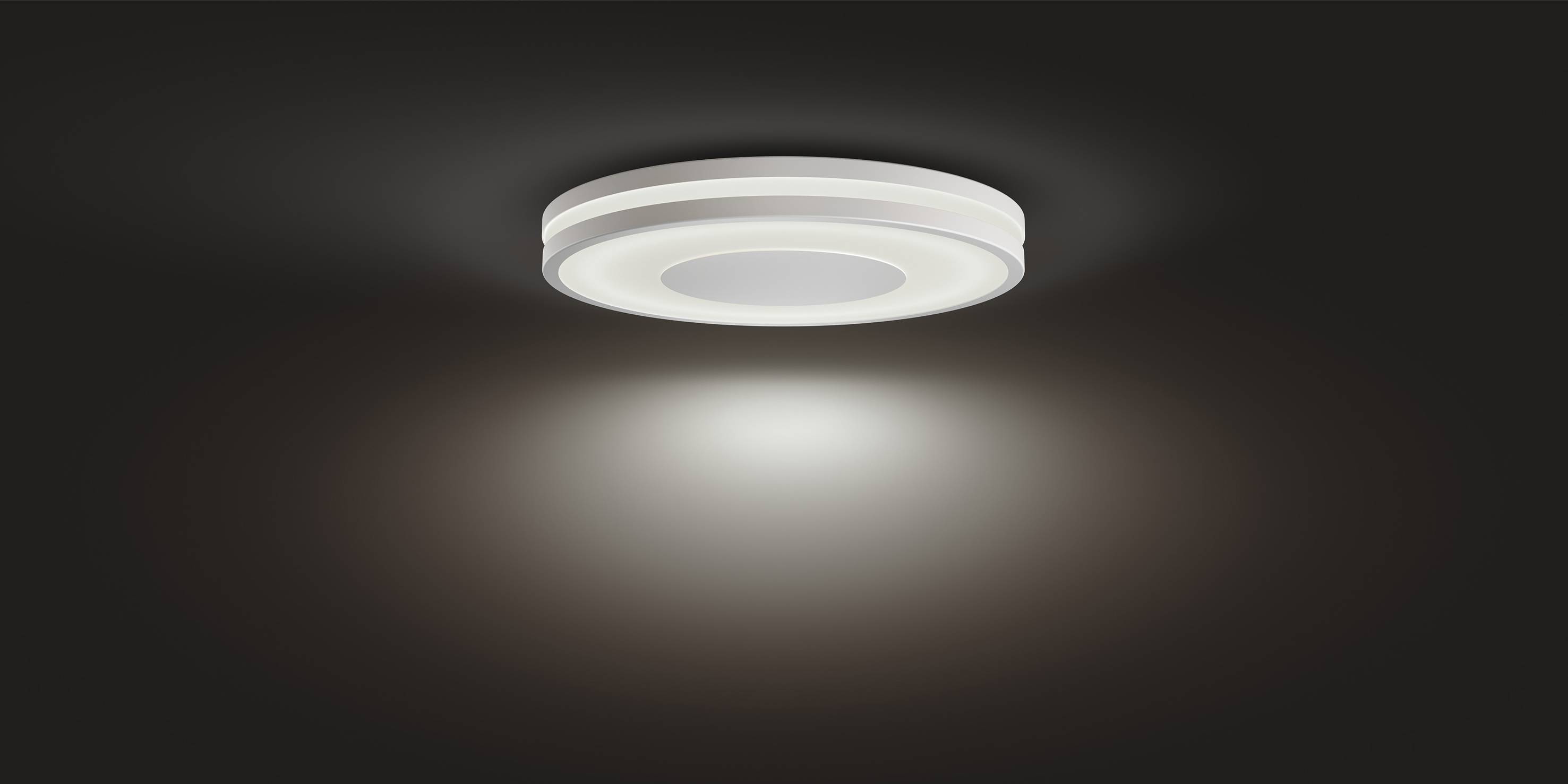 Philips LED LED-Deckenstrahler 871951434115900 Hue White Amb. Being Deckenleuchte weiß 2400lm inkl. Dimmschalter LED fest eingebaut 22.5 W