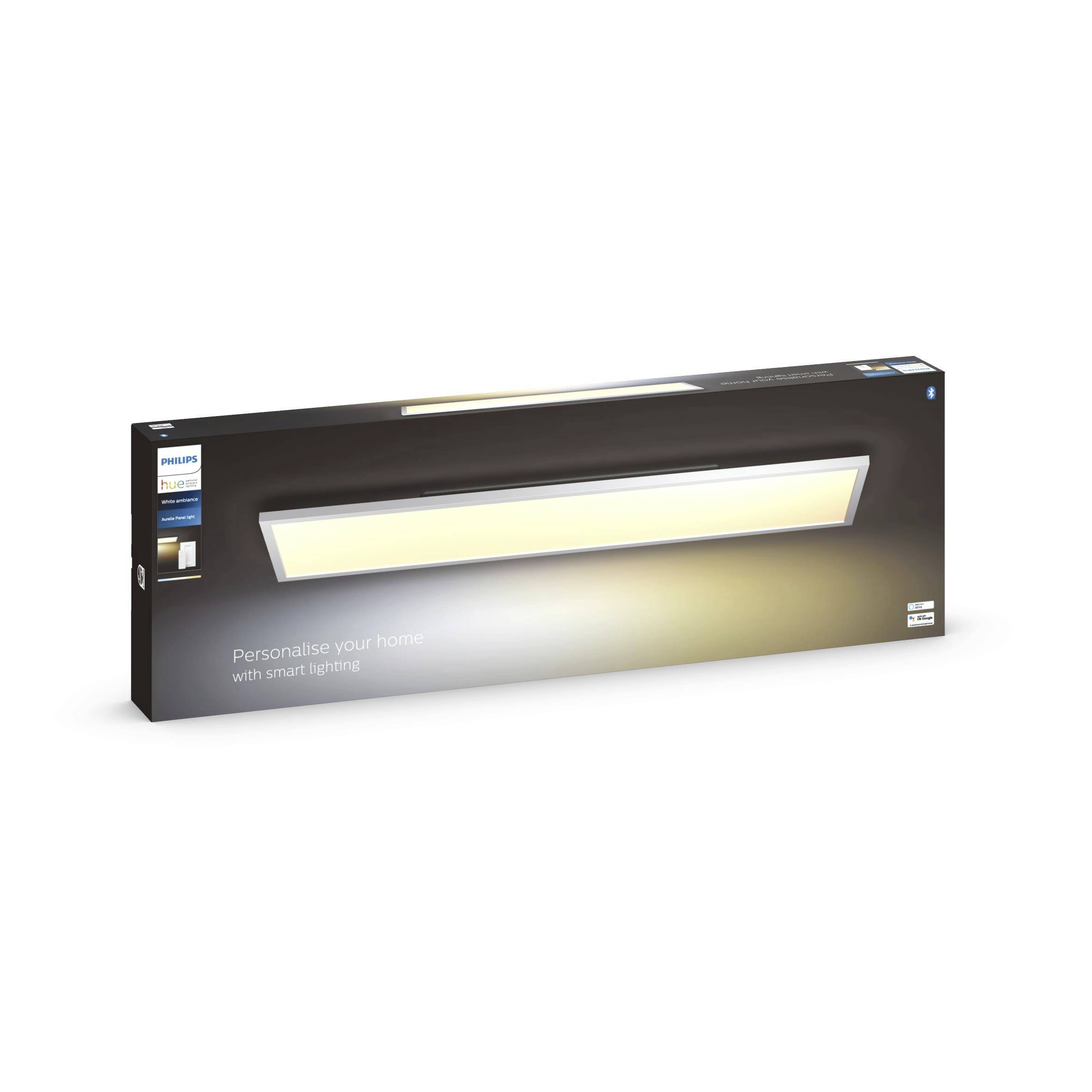 Philips Hue LED-Panel 871951438266400 Hue White Amb. Aurelle Panelleuchte 120x30cm LED fest eingebaut 39 W