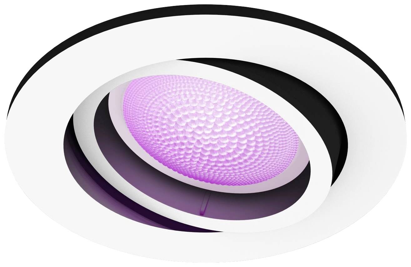 Philips Hue LED-Deckenstrahler 871951433864700 Hue White & Col. Amb. Centura Einbauspot rund weiß 350lm GU10 5.7 W