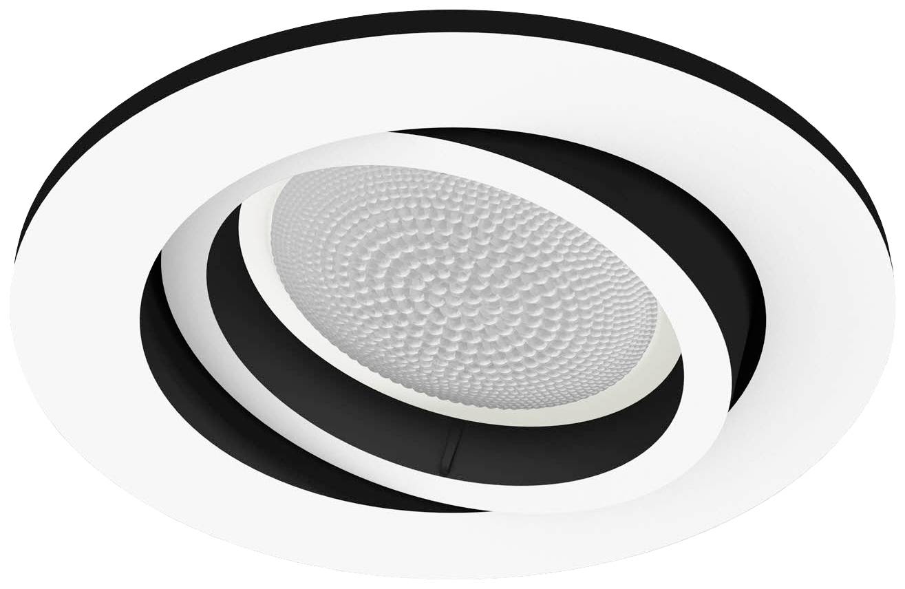 Philips Hue LED-Deckenstrahler 871951433864700 Hue White & Col. Amb. Centura Einbauspot rund weiß 350lm GU10 5.7 W