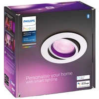 Hue LED-Deckenstrahler 871951433864700 Hue White & Col. Amb. Centura Einbauspot rund weiß 350lm GU10 5.7 W Hue LED-Deckenstrahler 871951433864700 Hue White & Col. Amb. Centura Einbauspot rund weiß 350lm GU10 5.7 W