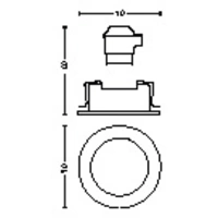 Hue LED-Deckenstrahler 871951433864700 Hue White & Col. Amb. Centura Einbauspot rund weiß 350lm GU10 5.7 W Hue LED-Deckenstrahler 871951433864700 Hue White & Col. Amb. Centura Einbauspot rund weiß 350lm GU10 5.7 W
