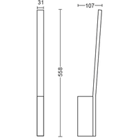 Philips Hue LED-Wandstrahler 871951434344300 Hue White & Col. Amb. Liane Wandleuchte weiß 900lm LED fest eingebaut 12.2W Philips Hue LED-Wandstrahler 871951434344300 Hue White & Col. Amb. Liane Wandleuchte weiß 900lm LED fest eingebaut 12.2W
