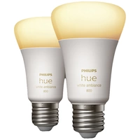 Philips Hue LED-Leuchtmittel (2er-Set) 871951432824200 EEK: F (A - G) Hue White Ambiance E27 Dopelpack 2x570lm60W E27 9 W Warmweiß bis Kaltweiß EEK Philips Hue LED-Leuchtmittel (2er-Set) 871951432824200 EEK: F (A - G) Hue White Ambiance E27 Dopelpack 2x570lm60W E27 9 W Warmweiß bis Kaltweiß EEK