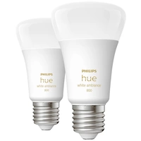 Philips Hue LED-Leuchtmittel (2er-Set) 871951432824200 EEK: F (A - G) Hue White Ambiance E27 Dopelpack 2x570lm60W E27 9 W Warmweiß bis Kaltweiß EEK Philips Hue LED-Leuchtmittel (2er-Set) 871951432824200 EEK: F (A - G) Hue White Ambiance E27 Dopelpack 2x570lm60W E27 9 W Warmweiß bis Kaltweiß EEK