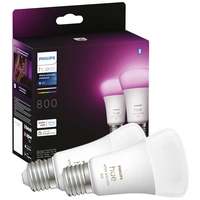 Hue LED-Leuchtmittel 871951432836500 EEK: F (A - G) White & Col. Amb. E27 Doppelpack 2x570lm 60 Hue LED-Leuchtmittel 871951432836500 EEK: F (A - G) White & Col. Amb. E27 Doppelpack 2x570lm 60