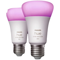 Hue LED-Leuchtmittel 871951432836500 EEK: F (A - G) White & Col. Amb. E27 Doppelpack 2x570lm 60 Hue LED-Leuchtmittel 871951432836500 EEK: F (A - G) White & Col. Amb. E27 Doppelpack 2x570lm 60