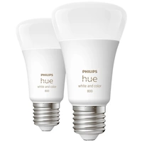 Hue LED-Leuchtmittel 871951432836500 EEK: F (A - G) White & Col. Amb. E27 Doppelpack 2x570lm 60 Hue LED-Leuchtmittel 871951432836500 EEK: F (A - G) White & Col. Amb. E27 Doppelpack 2x570lm 60