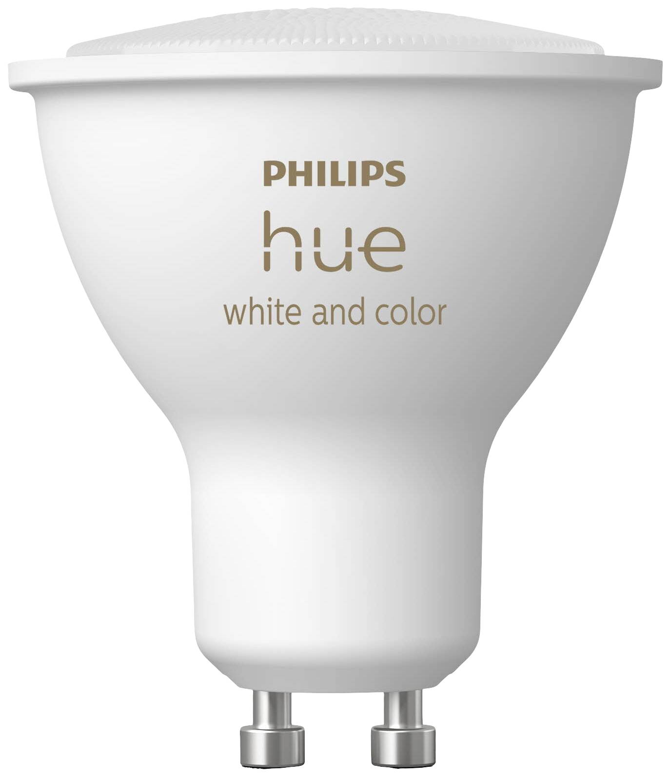 Philips Hue LED-Leuchtmittel 871951433988000 EEK: G (A - G) Hue White &amp; Col. Amb. Einzelpack 350lm GU10 4.3 W Warmweiß bis Kaltweiß