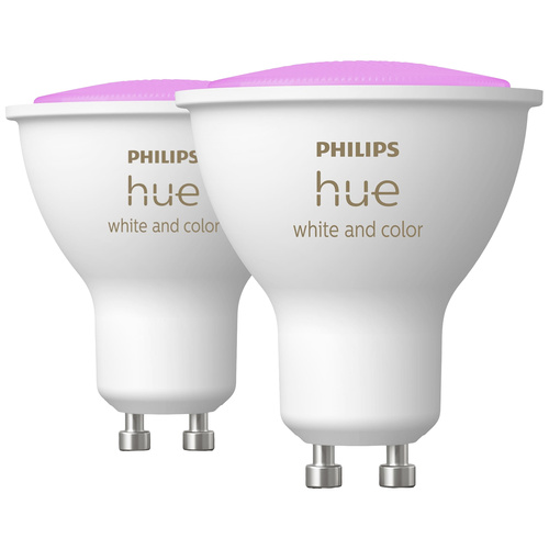 Philips Lighting Hue LED-Leuchtmittel (2er-Set) 871951434008400 EEK: G (A - G) Hue White & Col. Amb