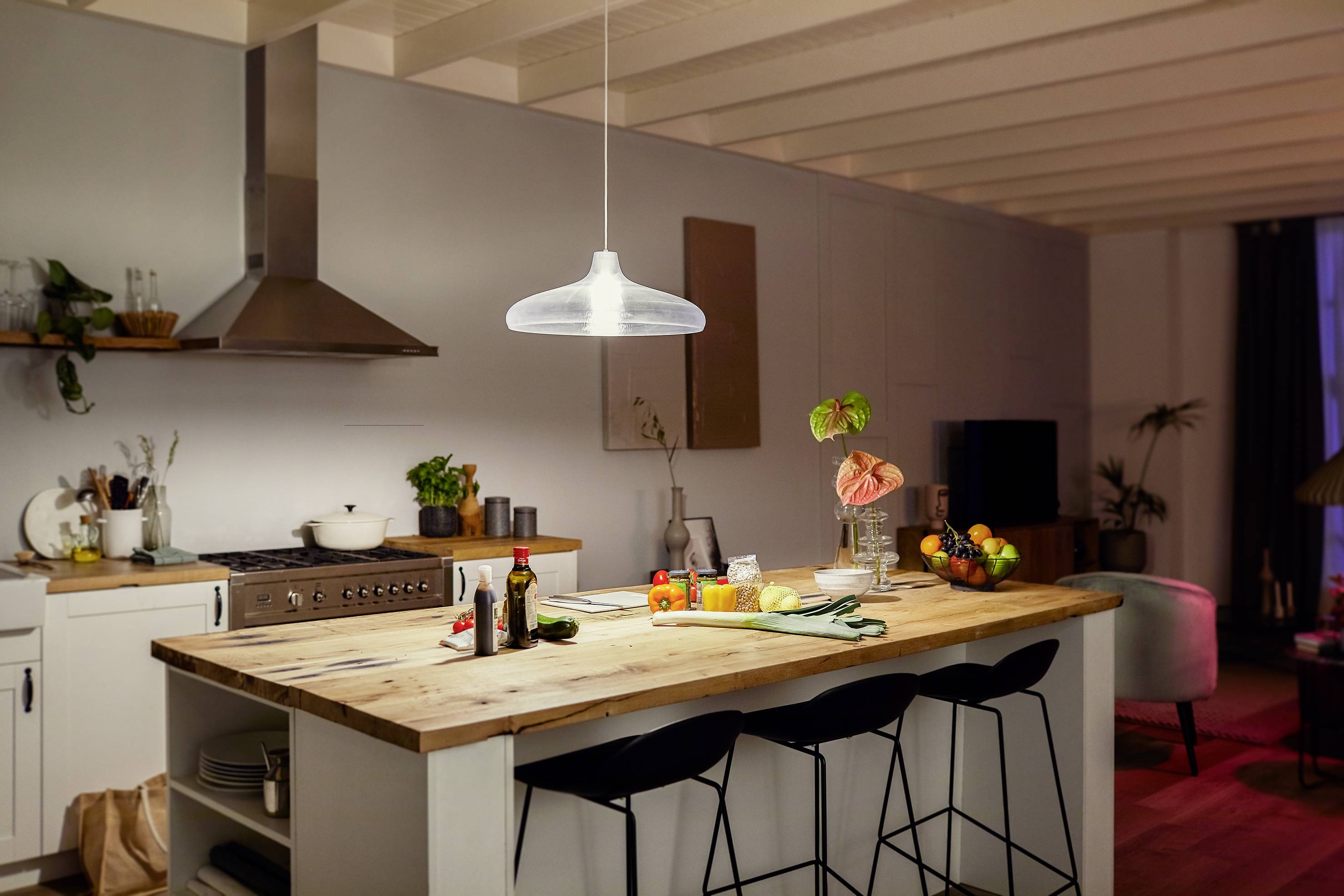 Philips Hue LED-Leuchtmittel 871951434332000 EEK: F (A - G) Hue White Einzelpack 1100lm 100W E27 15.5 W Warmweiß