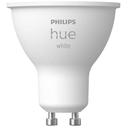Philips Lighting Hue Ampoule à LED 871951434006000 CEE: F (A - G) Hue White GU10 Einzelpack 400lm GU10 5.2 W blanc chaud CEE