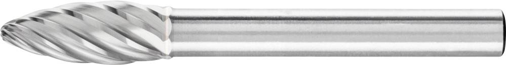 Fräser mit spiralförmigem Schneidkopf aus Metall, verwendet für präzises Bearbeiten oder Fräsen von Materialien in der Metallbearbeitung.