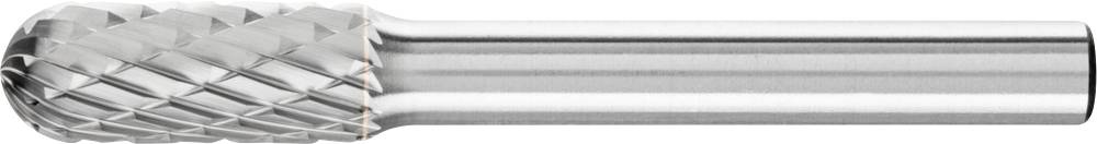 Fräser mit zylindrischem Schaft und strukturierter Schneidfläche, verwendet für präzise Materialbearbeitung in Metall- oder Holzbearbeitung.