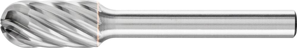 Ein Fräser aus Metall mit spiraliger Schneidkante, hauptsächlich verwendet für das Bearbeiten von festen Materialien.