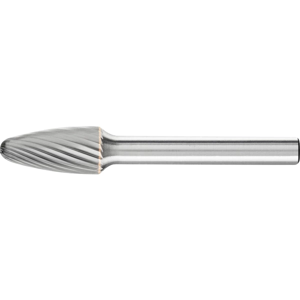 PFERD 21117706 Frässtift Rundbogen Länge 60mm Produktabmessung, Ø 10mm Arbeits-Länge 20mm Schaftdurchmesser 6mm PFERD 21117706 Frässtift Rundbogen Länge 60mm Produktabmessung, Ø 10mm Arbeits-Länge 20mm Schaftdurchmesser 6mm