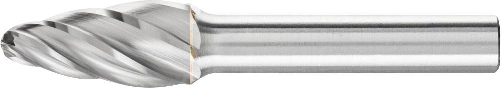 Metall-Fräser mit spiraliger Schneidkante, typisch für Bearbeitungsprozesse. Eignet sich zum präzisen Schneiden und Formen von Metall.