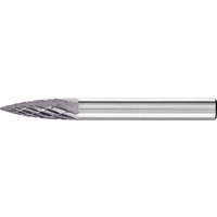 PFERD 21122524 Frässtift Spitzbogen Länge 55mm Produktabmessung, Ø 6mm Arbeits-Länge 18mm Schaftdurchmesser 6mm PFERD 21122524 Frässtift Spitzbogen Länge 55mm Produktabmessung, Ø 6mm Arbeits-Länge 18mm Schaftdurchmesser 6mm