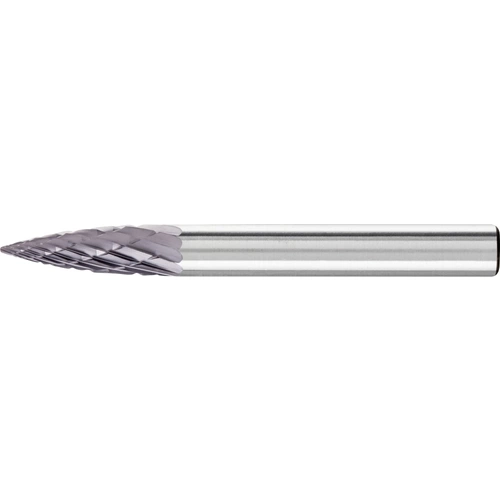 PFERD 21122524 Frässtift Spitzbogen Länge 55mm Produktabmessung, Ø 6mm Arbeits-Länge 18mm Schaftdurchmesser 6mm PFERD 21122524 Frässtift Spitzbogen Länge 55mm Produktabmessung, Ø 6mm Arbeits-Länge 18mm Schaftdurchmesser 6mm