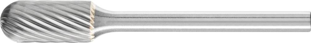 Metallfräser mit zylindrischem Schaft und kugelförmigem Kopf, verwendet zum Präzisionsschleifen und Formen von Materialien.