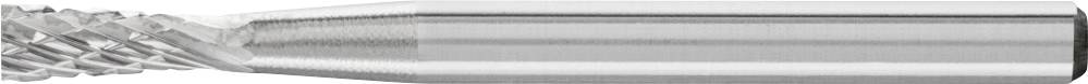 Metallfräser mit spiraliger Verzahnung, zylindrische Form, silberne Farbe, geeignet für präzise Schneidarbeiten in der Metallbearbeitung.