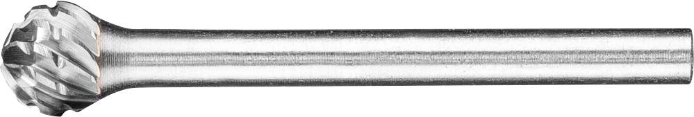 Fräser mit zylindrischem Schaft und Schneidkopf. Hauptsächlich aus Metall, für präzises Fräsen in Handwerks- oder Industriearbeiten.