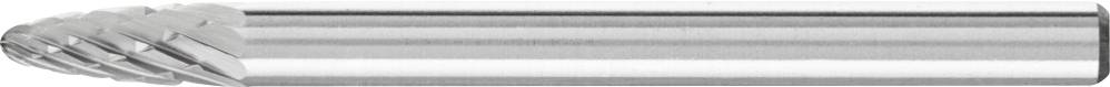 Ein Fräser mit mehreren Schneidkanten, zylindrisch und aus Metall, zur Bearbeitung von Materialien wie Metall oder Holz geeignet.