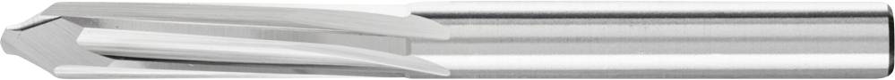 Ein silberfarbener Sechskantschaftfräser mit mehreren Schneidkanten, verwendet für Präzisionsbearbeitung in der Metallverarbeitung.