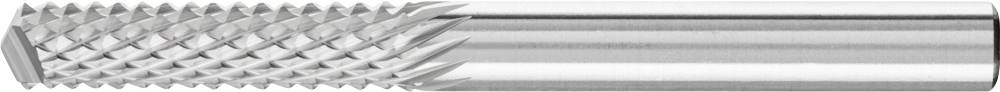 Gewindebohrer mit geriffelter Oberfläche zur Herstellung von Innengewinden; aus Metall, für präzise industrielle Anwendungen.