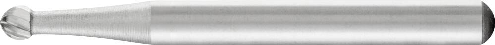 Ein silberner, zylindrischer Fräser mit scharfen Schneidkanten. Geeignet für präzises Bohren oder Fräsen in Metall oder Holz.