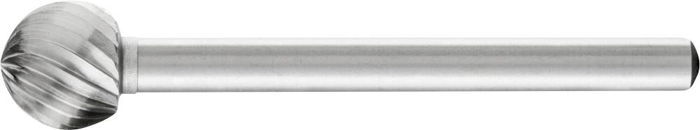 Fräser mit zylindrischem Schaft und kugelförmigem Kopf, geeignet zum Schleifen und Formen von Metall oder anderem Material.