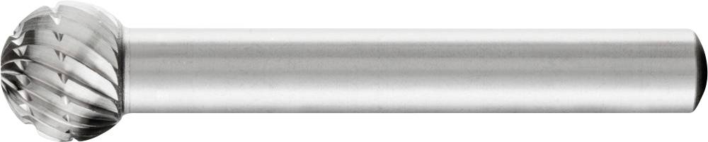 Hartmetall-Fräser mit Spiralverzahnung und zylindrischem Schaft, geeignet für Metallbearbeitung und Präzisionsfräsen.