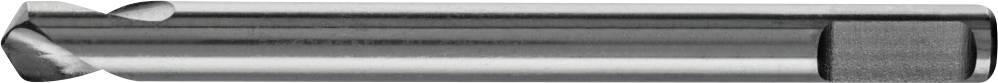Ein Metallfräser mit vier Schneiden, zylindrische Form, aus glänzendem Metall. Geeignet für präzises Schneiden in Oberflächenbearbeitungen.