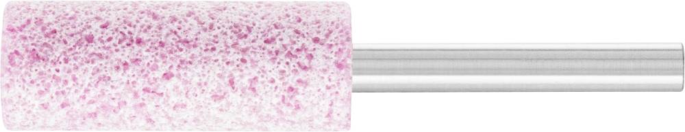 Rosa Nagelfeile mit zylindrischer Form und silbernem Griff, hauptsächlich zur Pflege von Nägeln.