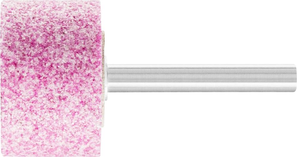 Eine pinke Schleifrolle mit metallischem Stift. Hauptsächlich zum Schleifen oder Polieren von Oberflächen verwendet.