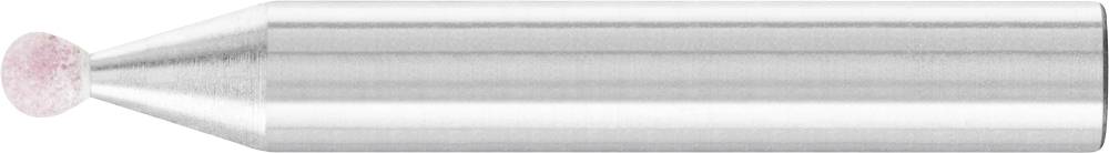 Bohrwerkzeug mit konischer Form und rosa Diamantspitze, zum präzisen Schleifen oder Gravieren geeignet.