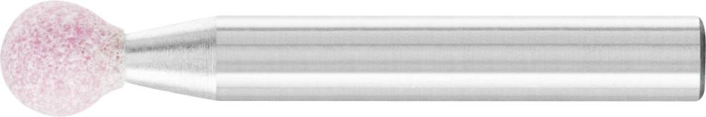 Ein metallischer Frässtift mit rundem, rosa Kopf, oft für feine Schleifarbeiten in der Zahntechnik oder Schmuckherstellung verwendet.