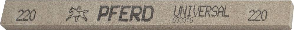 Schleifstein mit der Aufschrift 'PFERD UNIVERSAL 220'. Eignet sich für universelle Schleifarbeiten.