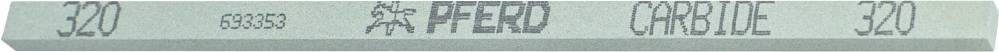 Grüner Schleifstein mit Aufschrift: '320 CARBIDE'. Geeignet für präzises Schleifen und Polieren von harten Materialien.