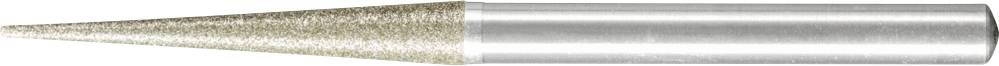 Spitz zulaufender Metallstift, graue Farbgebung.